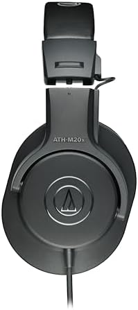 Audio Technica ATH M20x Professional Studio Monitor Headphones  Black