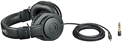 Audio Technica ATH M20x Professional Studio Monitor Headphones  Black