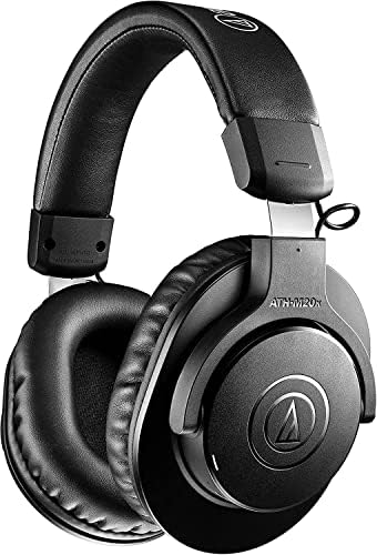 Audio Technica ATH M20x Professional Studio Monitor Headphones  Black