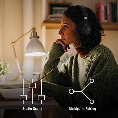 Audio Technica ATH M20x Professional Studio Monitor Headphones  Black