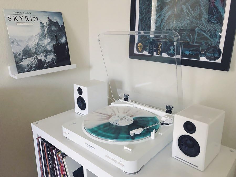 Audioengine A2  Desktop 24 Bit Wireless Bluetooth Desktop Speakers   60W Computer Speakers for Music and Gaming