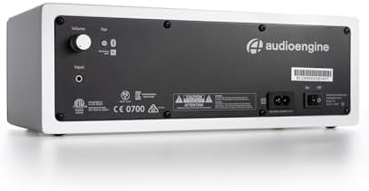 Audioengine A2  Desktop 24 Bit Wireless Bluetooth Desktop Speakers   60W Computer Speakers for Music and Gaming