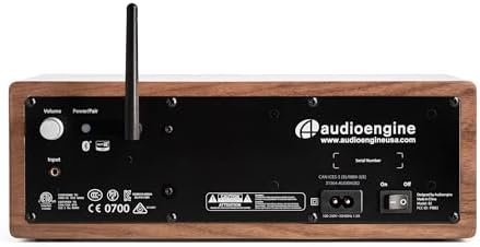 Audioengine A2  Desktop 24 Bit Wireless Bluetooth Desktop Speakers   60W Computer Speakers for Music and Gaming