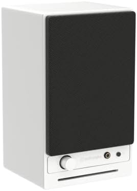 Audioengine A2  Desktop 24 Bit Wireless Bluetooth Desktop Speakers   60W Computer Speakers for Music and Gaming