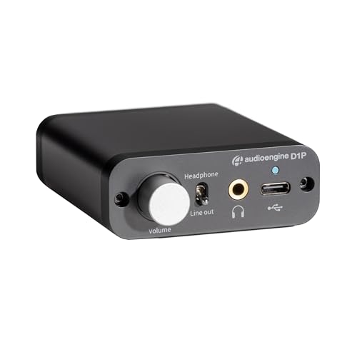Audioengine D1 32 bit Desktop DAC and Headphone Amp  Preamp  Laptop  Amplifier  Gamers and Musicians