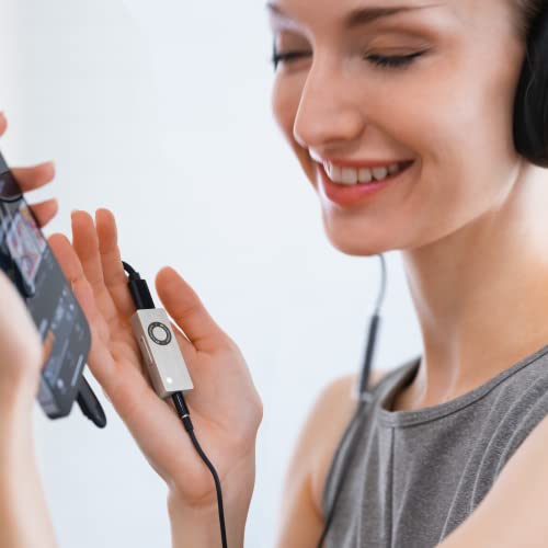 Audioengine D1 32 bit Desktop DAC and Headphone Amp  Preamp  Laptop  Amplifier  Gamers and Musicians