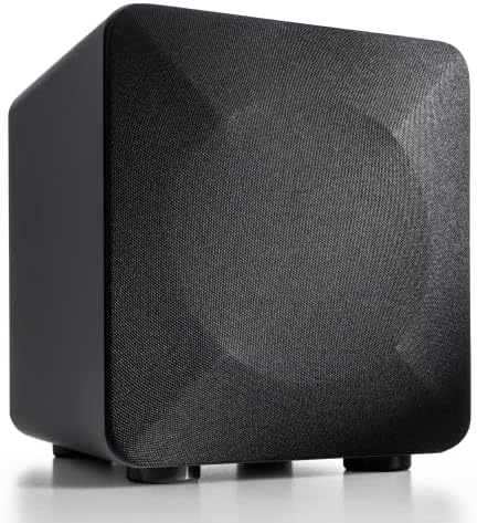 Audioengine S6 210W Compact Powered Mini Subwoofer  Powerful Bass in a Small Package   Great for Desktops  Apartments  Offices and Gaming Setups