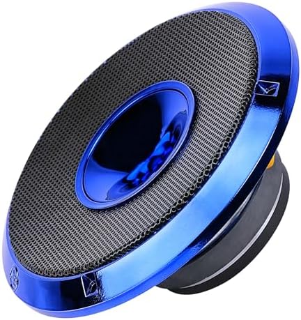 Audiopipe 8 Compression Horn Mid Range Loudspeaker  APMB 828GH BLU   400W  Built in Compression Horn Driver  Flat Steel Basket  2 Way Coaxial  KSV Voice Coil  Grill  Sleek Candy Blue