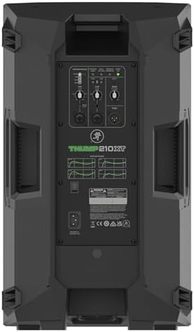 Audiosavings Bundle  Mackie Thump210XT 1400w Powered DJ PA Speaker w/Feedback Eliminator/Bluetooth Bundle with Rockville RVSS13 Tripod Push Button Pro DJ PA Speaker Stand Air Assist Lowering  2 Items 