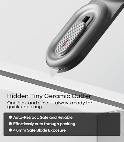 Aulumu G05 Air for MagSafe Grip Stand   Rotation Angle Adjustment   Aluminium Alloy Ultra Light & Ultra Thin   with Box Opener   Black