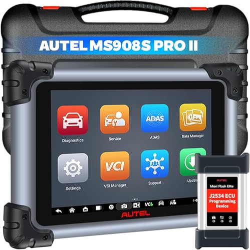 Autel MaxiSYS MS908S Pro II  J2534 Reprogramming Tool  2025 Upgrade of MK908 Pro ECU Coding Tool  Bidirectional Scanner with 38  Services  AutoScan 2 0  FCA AutoAuth  Alternative to MaxiSYS Elite II