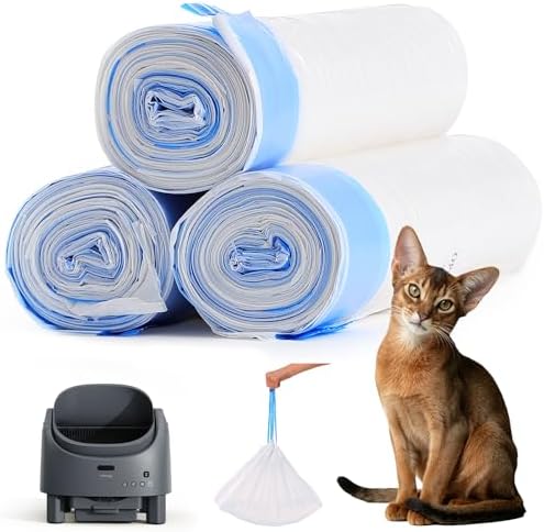 Automatic Litter Box Self Cleaning  FeelNeedy Open Top Smart Cat Litter Box with App Control  Odor Control Safety Sensor Design for 1 3 Cats  Includes Waste Bags