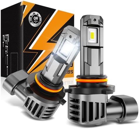 Auxbeam H11 H8 H9 Fog Lights 6500K White  12000LM Super Bright 600  Brighter  Enhanced Visibility for Fog & Off Road  Plug and Play  Pack of 2