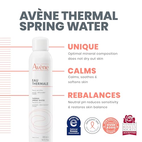 Av ne Thermal Spring Water  Soothing Calming Facial Mist Spray for Sensitive Skin  Soothes  Softens   Calms Skin  Formulated with Mineral & Biological Properties