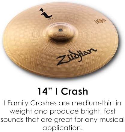 Avedis Zildjian Company I Family Essentials Plus Paquete de platillos de 13 pulgadas, 14 pulgadas, 18 pulgadas (ILHESSP)