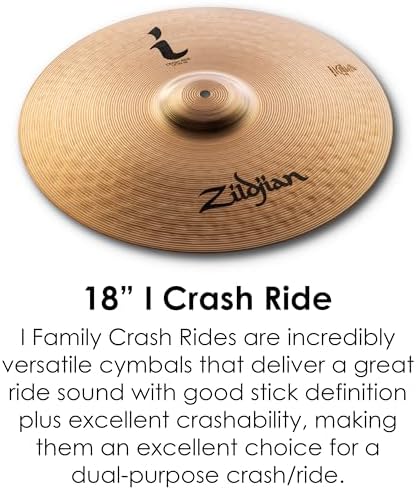 Avedis Zildjian Company I Family Essentials Plus Paquete de platillos de 13 pulgadas, 14 pulgadas, 18 pulgadas (ILHESSP)