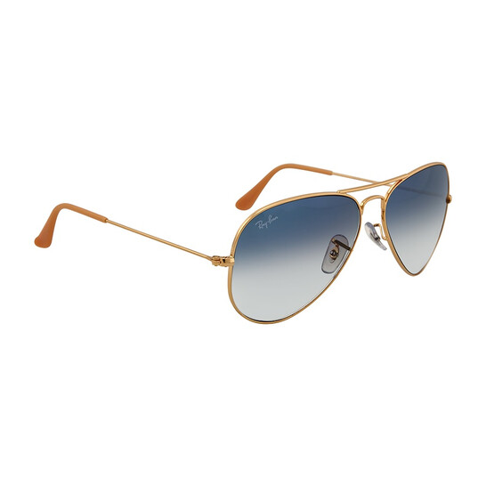 Aviator Gradient Light Blue Unisex Sunglasses