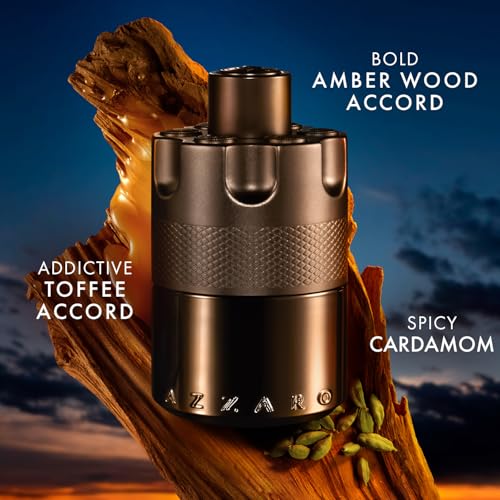 Azzaro The Most Wanted Eau de Parfum Intense   Woody & Seductive Mens Cologne   Foug re  Ambery & Spicy Fragrance for Date Night   Lasting Wear   Luxury Perfumes for Men