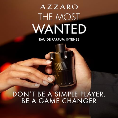 Azzaro The Most Wanted Eau de Parfum Intense   Woody & Seductive Mens Cologne   Foug re  Ambery & Spicy Fragrance for Date Night   Lasting Wear   Luxury Perfumes for Men