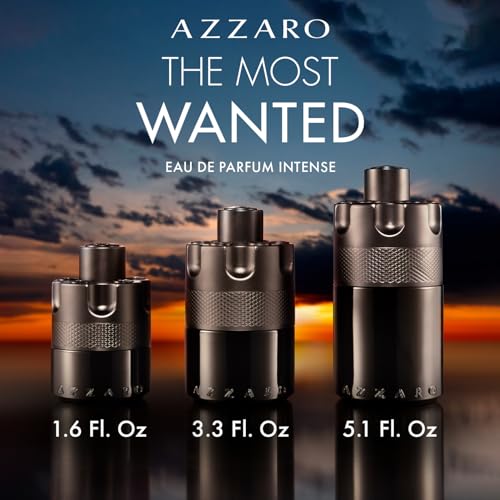 Azzaro The Most Wanted Eau de Parfum Intense   Woody & Seductive Mens Cologne   Foug re  Ambery & Spicy Fragrance for Date Night   Lasting Wear   Luxury Perfumes for Men