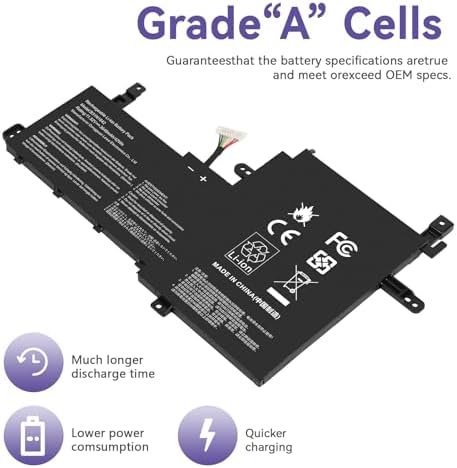 B31N1842 0B200 03440000 Laptop Battery Replacement for ASUS VivoBook S15 X513EA X513EP X513EQ X513IA X531F X531FA K531 K531F K513EA K513EQ F513EA F513EP S513EA S513EP S513EQ K531FA X531FL S531F