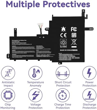 B31N1842 0B200 03440000 Laptop Battery Replacement for ASUS VivoBook S15 X513EA X513EP X513EQ X513IA X531F X531FA K531 K531F K513EA K513EQ F513EA F513EP S513EA S513EP S513EQ K531FA X531FL S531F