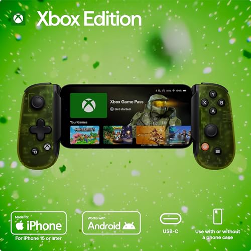 BACKBONE One Mobile Gaming Controller  PlayStation Edition   USB C Phone Controller for Android & iPhone 15/16/17 Series  2nd Gen  Play Xbox  Fortnite  Call of Duty  With 3 Months Apple Arcade Access