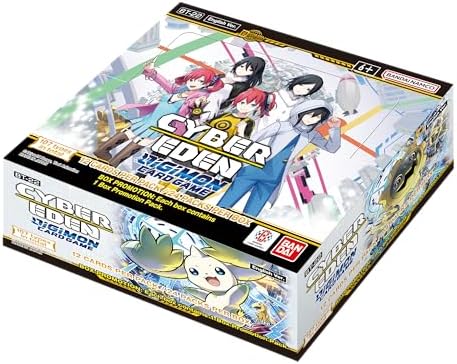 BANDAI   Digimon Card Game  Booster Set   Cyber Eden  BT 22    Trading Card Booster Display   Ages 6    2 Players   20 30 Minutes Playing Time