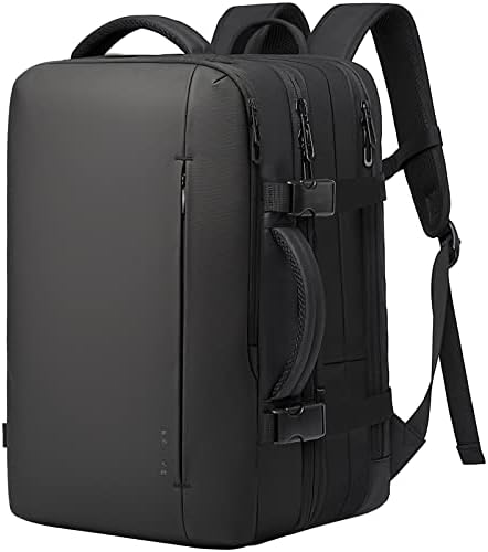 BANGE 45L Expandable Backpack  Water Resistant  Suitable for Travel  College Laptop Backpack for Men & Women