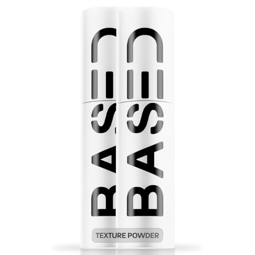 BASED Hair Texturizing Powder  Lightweight & Volumizing Hair Styling Powder with Matte Finish  Add Texture to Hair with Medium Hold  For Short to Medium Hair   1 69oz Bottle  2 5 Gram Fill  Pack of 1 