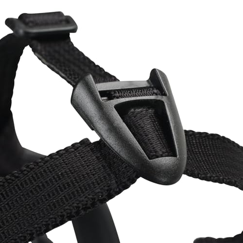 BASKERVILLE ULTRA MUZZLE   Patented Humane Design  Breathable  Dog can Pant and Drink  Adjustable  Padded  Training Muzzle for Medium sized Dogs  Prevents Biting  Wildlife Scavenging  Size 4  Black