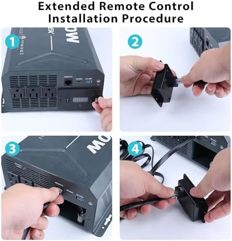 BESTEK 2000W Car Power Inverter  DC 12V to 110V AC Converter Car Outlet Adapter with USB C PD30W QC18W Cigarette Lighter Plug  3 AC Charger Outlets and Dual USB Ports for RV Road Trips