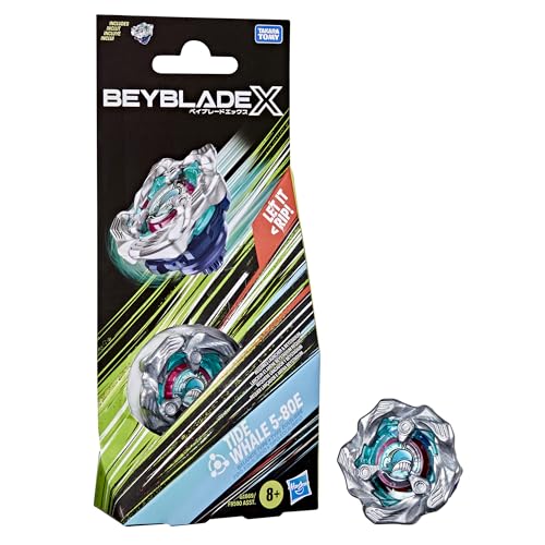 BEYBLADE X Tide Whale 5 80E Booster Pack Set with Takara Tomy Balance Type Top  Battling Tops Game Toys  Ages 8 