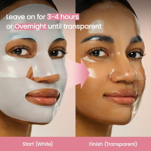 BIODANCE Bio Collagen Real Deep Mask  Hydrating Overnight Hydrogel Mask  Pore Minimizing  Elasticity  Plumping Improvement  Korean Skin Care  Valentines Day Gifts for Her   1 19oz 34g  x 4ea