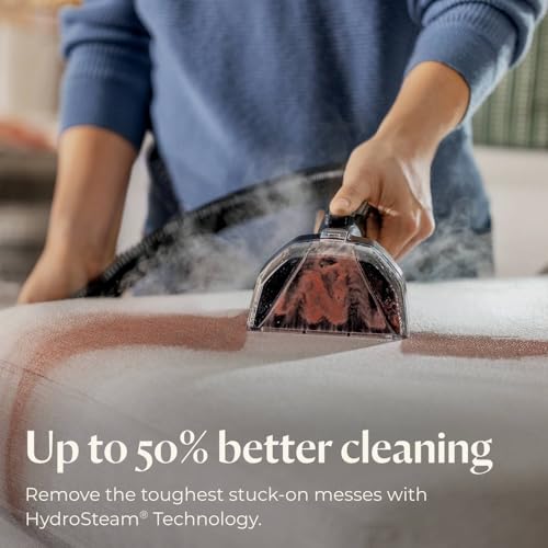 BISSELL Little Green HydroSteam Multi Purpose Portable Carpet and Upholstery Cleaner  Car and Auto Detailer  3618