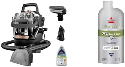 BISSELL Little Green HydroSteam Multi Purpose Portable Carpet and Upholstery Cleaner  Car and Auto Detailer  3618