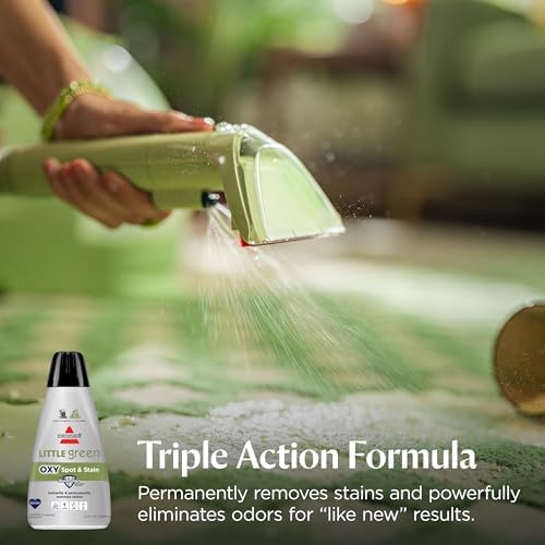 BISSELL Little Green Multi Purpose Portable Carpet and Upholstery Cleaner  Car and Auto Detailer  with Exclusive Specialty Tools  Green  1400B