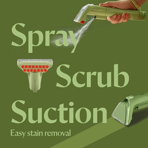 BISSELL Little Green Multi Purpose Portable Carpet and Upholstery Cleaner  Car and Auto Detailer  with Exclusive Specialty Tools  Green  1400B