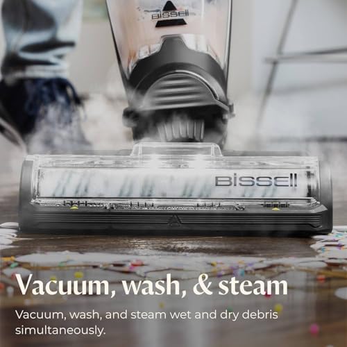 BISSELL  CrossWave  HydroSteam  Deluxe Wet Dry Vac  Multi Purpose Vacuum  Wash  and Steam  Formula Included  Green  3515G
