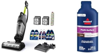 BISSELL  CrossWave  HydroSteam  Deluxe Wet Dry Vac  Multi Purpose Vacuum  Wash  and Steam  Formula Included  Green  3515G