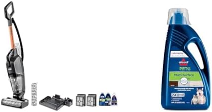 BISSELL  CrossWave  HydroSteam  Deluxe Wet Dry Vac  Multi Purpose Vacuum  Wash  and Steam  Formula Included  Green  3515G