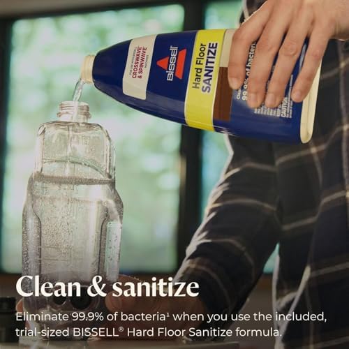 BISSELL  CrossWave  HydroSteam  Deluxe Wet Dry Vac  Multi Purpose Vacuum  Wash  and Steam  Formula Included  Green  3515G