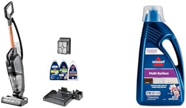 BISSELL  CrossWave  HydroSteam  Deluxe Wet Dry Vac  Multi Purpose Vacuum  Wash  and Steam  Formula Included  Green  3515G