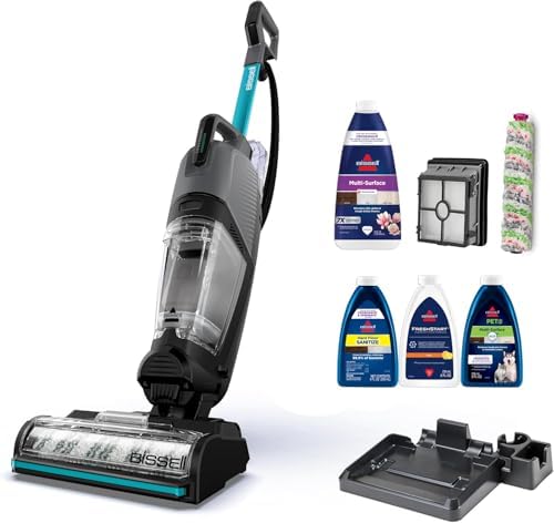 BISSELL  CrossWave  HydroSteam  Deluxe Wet Dry Vac  Multi Purpose Vacuum  Wash  and Steam  Formula Included  Green  3515G