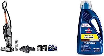 BISSELL  CrossWave  HydroSteam  Deluxe Wet Dry Vac  Multi Purpose Vacuum  Wash  and Steam  Formula Included  Green  3515G