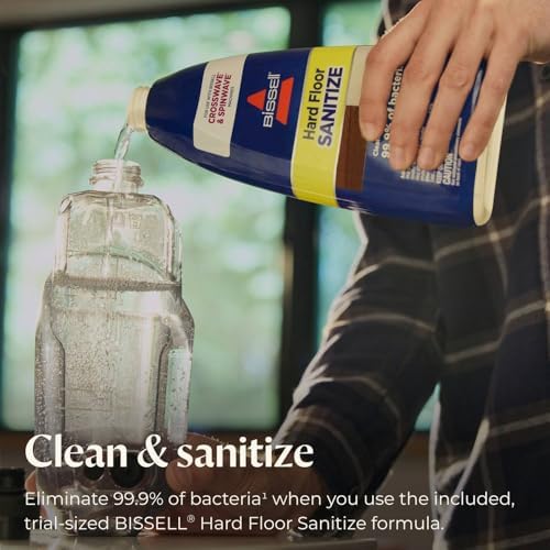 BISSELL  CrossWave  HydroSteam  Deluxe Wet Dry Vac  Multi Purpose Vacuum  Wash  and Steam  Formula Included  Green  3515G