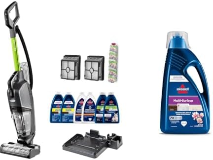 BISSELL  CrossWave  HydroSteam  Deluxe Wet Dry Vac  Multi Purpose Vacuum  Wash  and Steam  Formula Included  Green  3515G