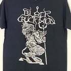 BLACK CRUCIFIXION The Fallen One of Flames L LARGE T Shirt Black Mens Band Logo
