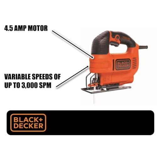 BLACK DECKER Jig Saw  4 5  Amp  BDEJS300C 