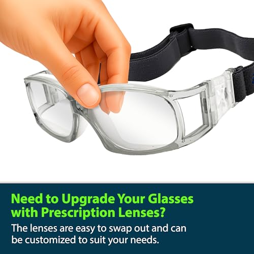 BLUE CUT Safety Outdoor Sports Goggles Unisex Anti Fog Ideal For Basketball Racquetball